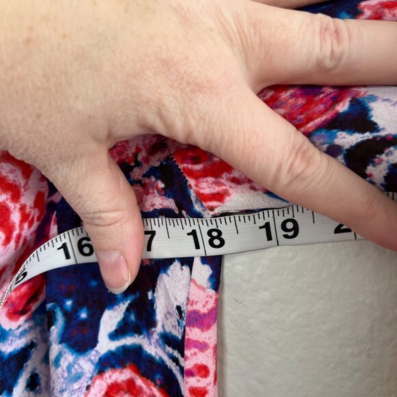 Fuzzi by jean paul gaultier Floral Print Off-Shoulder Chiffon Blouse 38 - Picture 10 of 13